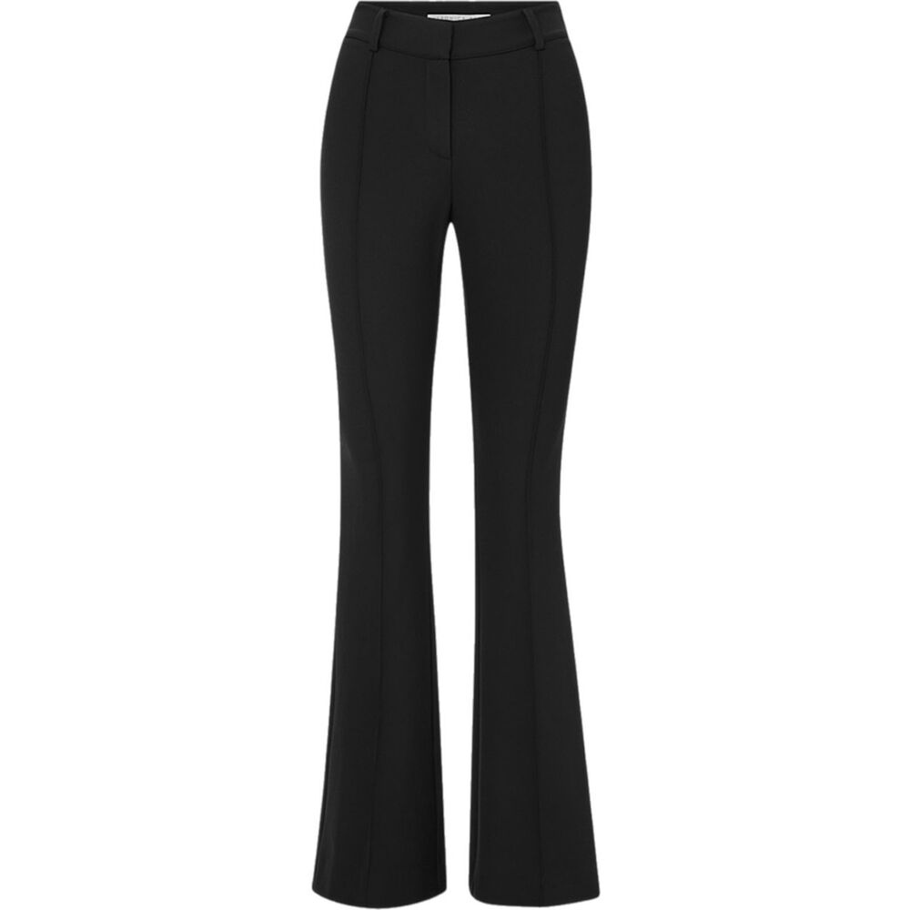 Veronica Beard Hibiscus Scuba Flare Pants Black Size 4 NWT Retails for $450